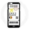 Image de Coque pour Iphone 5/5S- SE Bruxelles Belgique avion