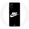 Image de Coque pour Samsung Galaxy S20 plus Nike Logo blanc fond Noir