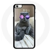 Image de Coque pour Iphone 8 Chat lunette violette