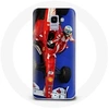 Image de Coque pour Samsung Galaxy A6 2018 Formule 1 Fernando Alonso Pilote automobile F1 Rouge