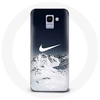 Image de Coque pour Samsung Galaxy A6 2018 Nike Logo Niege Hiver