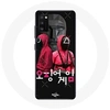 Image de Coque pour Samsung Galaxy S20 Squid Game Affiche masques soldats logo coréen