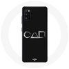 Image de Coque pour Samsung Galaxy S20 Squid Game logo symboles carre cercle triangle Fond Noir
