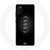 Image de Coque pour Samsung Galaxy S20 plus Audi Logo cache moyeu fond noir