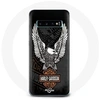 Image de Coque pour Samsung Galaxy S10 Harley Davidson aigle logo