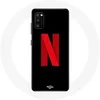 Image de Coque pour Samsung Galaxy S20 plus Netflix Logo rouge fond noir