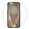 Image de Coque pour Iphone 4/4S Attrape rêve beige jaune noir douceur tendresse cour protection indien plume pastel amour love