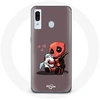 Image de Coque pour Samsung Galaxy A20 DeadPool Unicorn Licorne