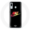 Image de Coque pour samsung galaxy A30 Nike Logo Couleur fond noir
