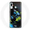 Image de Coque pour samsung galaxy A30 Valentino Rossi Pilote de course Moto GP