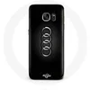 Image de Coque pour Samsung Galaxy S6 edge Audi Logo cache moyeu fond noir