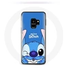 Image de Coque pour Samsung Galaxy S9 plus Stitch mignon fond bleu