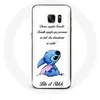 Image de Coque pour Samsung Galaxy S6 Lilo et Stitch Ohana Citation Blanc