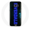 Image de Coque pour Samsung Galaxy S6 edge Riverdale Série Logo bleu