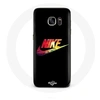 Image de Coque pour Samsung Galaxy S6 edge Nike Logo Couleur fond noir