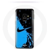 Image de Coque pour Samsung Galaxy S9 plus Nike Logo Bleu et Noir