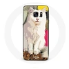 Image de Coque pour Samsung Galaxy S6 turc de Van Chat Blanc aux yeux bleu et jaune