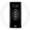 Image de Coque pour Samsung Galaxy S8 plus Audi Logo cache moyeu fond noir