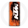Image de Coque pour samsung galaxy A5 2017 KTM Logo blanc fond orange