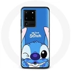 Image de Coque pour Samsung Galaxy S20 Ultra Stitch mignon fond bleu