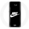Image de Coque pour samsung galaxy A5 2017 Nike Logo blanc fond Noir