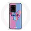 Image de Coque pour Samsung Galaxy S20 Ultra Stitch et angel bleu rose
