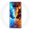 Image de Coque pour Samsung Galaxy S8 plus Loup de Glace et de feu