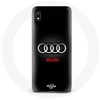 Image de Coque pour Samsung Galaxy A10 Audi Logo Métal fond noir