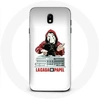 Image de Coque pour Samsung Galaxy J5 2017 La casa de papel masque logo fond blanc