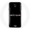 Image de Coque pour Samsung Galaxy J5 2017 Squid Game logo Fond Noir