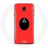 Image de Coque pour Samsung Galaxy J5 2017 Squid Game masque triangle