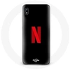Image de Coque pour Samsung Galaxy A10 Netflix Logo rouge fond noir
