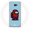 Image de Coque pour Samsung Galaxy A5 Among Us jeu vidéo Fond bleu