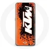 Image de Coque pour Samsung Galaxy A5 KTM Logo blanc fond orange