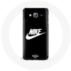 Image de Coque pour samsung galaxy J3 Nike Logo blanc fond Noir