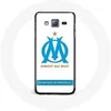 Image de Coque pour samsung galaxy J3 Olympique de Marseille Logo Fond Blanc