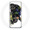 Image de Coque pour Samsung Galaxy A8 2016 Valentino Rossi Pilote de vitesse fond blanc