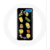 Image de Coque pour Samsung Galaxy J7 Les Simpson autocollants fond noir