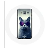 Image de Coque pour Samsung Galaxy J7 Chat Lunettes violettes Style