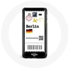 Image de Coque pour samsung galaxy J5 2016 Billet d'avion Berlin