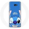 Image de Coque pour Samsung Galaxy A8 2016 Stitch mignon fond bleu