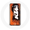 Image de Coque pour Samsung Galaxy j5 KTM Logo blanc fond orange