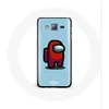 Image de Coque pour Samsung Galaxy A3 Among Us jeu vidéo Fond bleu