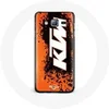 Image de Coque pour Samsung Galaxy J7 2016 KTM Logo blanc fond orange