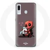 Image de Coque pour Samsung Galaxy A40 DeadPool Unicorn Licorne
