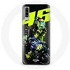 Image de Coque pour Samsung Galaxy A50 Valentino Rossi motoGP 46 Pilote de vitesse