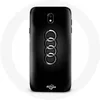 Image de Coque pour Samsung Galaxy S4 Audi Logo cache moyeu fond noir
