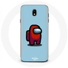 Image de Coque pour Samsung Galaxy S5 Among Us jeu vidéo Fond bleu