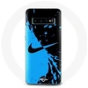 Image de Coque pour Samsung Galaxy s10 edge Nike Logo Bleu et Noir
