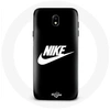 Image de Coque pour Samsung Galaxy S4 Nike Logo blanc fond Noir
